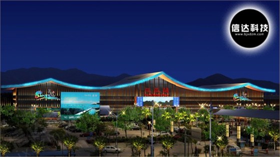 三亞火車(chē)站夜景設(shè)計(jì)