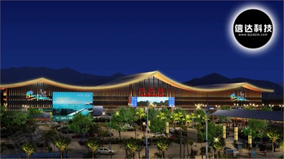 三亞火車(chē)站夜景設(shè)計(jì)