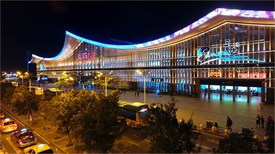 三亞火車(chē)站夜景設(shè)計(jì)