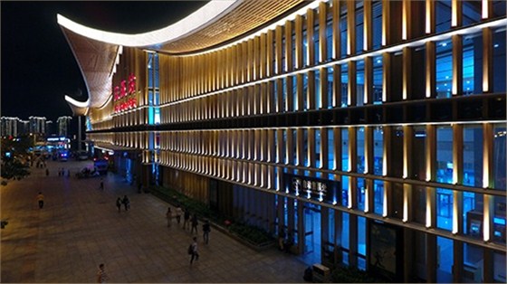 亮化設(shè)計(jì)施工后的夜景