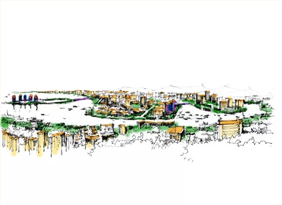 鹿回頭視角手繪設(shè)計圖 鹿回頭視角手繪設(shè)計圖