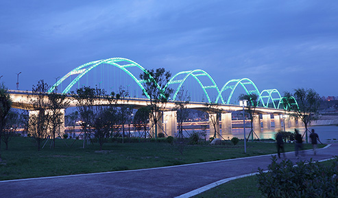 安康城東漢江大橋夜景亮化方案簡述