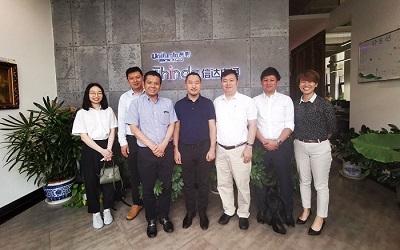 EPSON(愛普生)事業(yè)部一行訪問信達電通