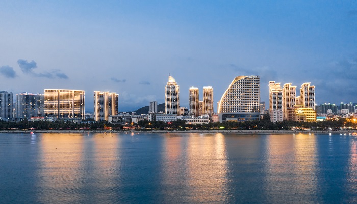 城市建筑燈光秀