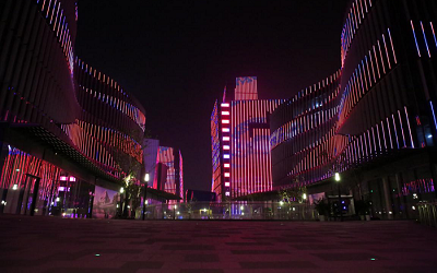 國內(nèi)首次!LED視頻燈條在景觀照明中被大量使用