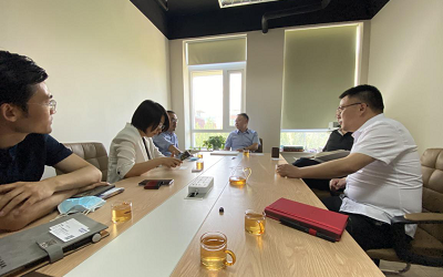 董事長王春龍帶領信達電通一行訪問北京普天智慧科技有限公司