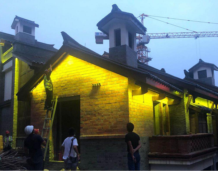 信達電通以藝術品之標準打造重慶十八梯夜景