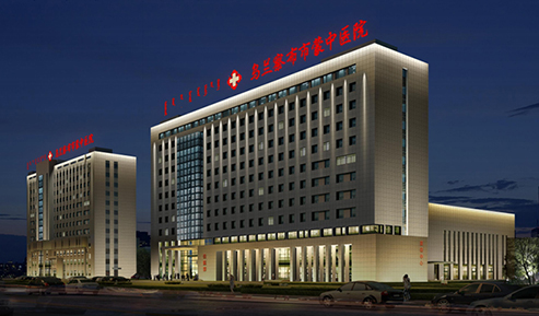 烏蘭察布蒙中醫院室外泛光照明