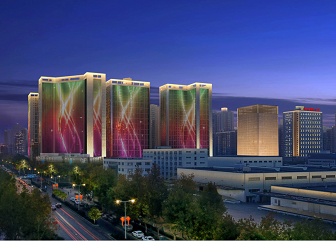 西安經(jīng)開(kāi)藍(lán)海風(fēng)、賽格商圈夜景規(guī)劃設(shè)計(jì)